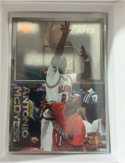 1995 Pacific Prism Draft Picks Centers of Attention #C-2 Antonio McDyess — front