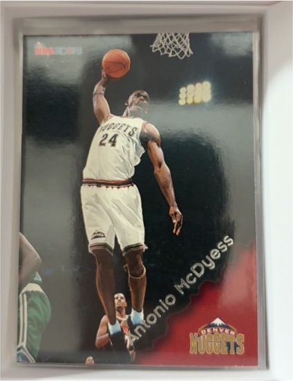 1996 NBA Hoops #41 Antonio McDyess — front
