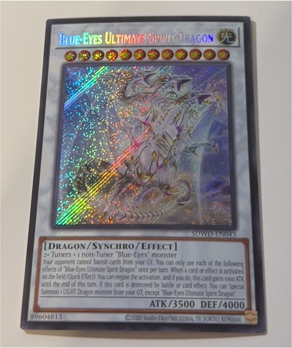 2020 Yu-Gi-Oh! SDWD-EN043 Blue-Eyes Ultimate Spirit Dragon — front
