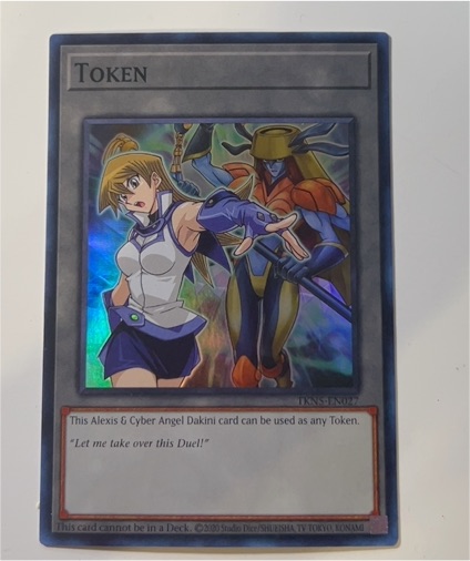 Yu-Gi-Oh! TKN5-EN027 Alexis & Cyber Angel Dakini Token — front