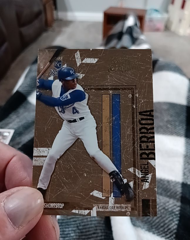 2004 Donruss Leather & Lumber #65 Angel Berroa — front