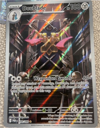 2026 Pokémon Perfect Order #098 Doublade — front
