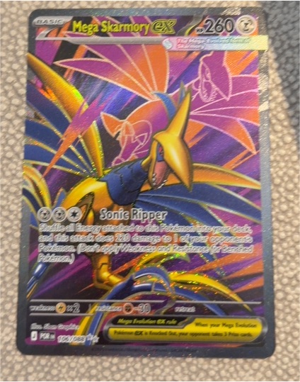 2014 Pokémon Perfect Order #106 Mega Skarmory EX — front