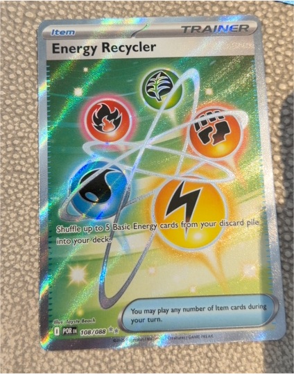 2026 Pokemon Perfect Order #108 Energy Recycler — front