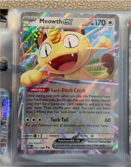 2023 Pokémon Perfect Order #062 Meowth EX — front