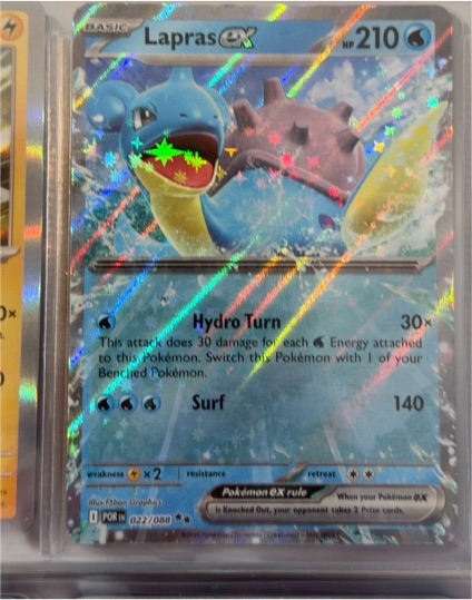 2026 Pokémon #022 Lapras ex — front