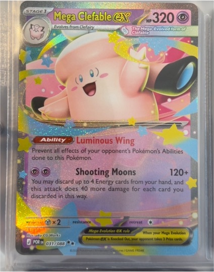 2016 Pokémon Perfect Order #31 Mega Clefable EX — front