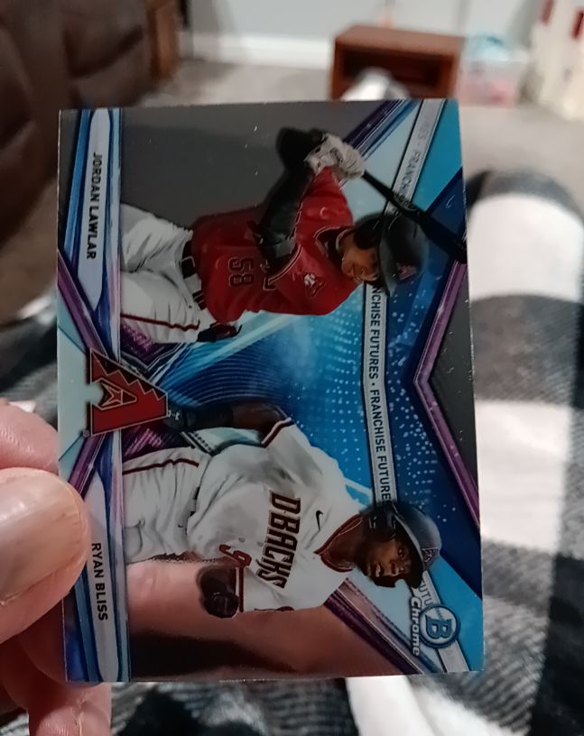 2021 Bowman Chrome Draft Franchise Futures #FF-6 Jordan Lawlar / Ryan Bliss — front