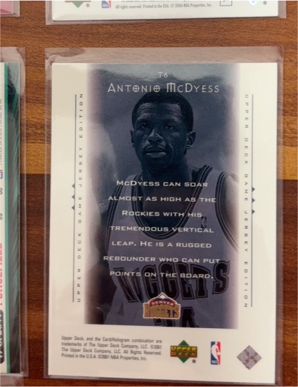 1996-97 Upper Deck #32 Antonio McDyess — front