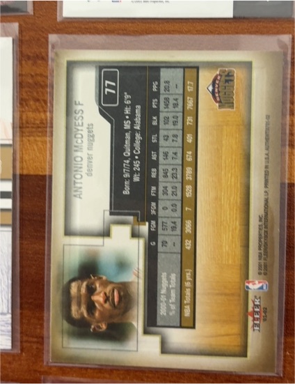 2003 Fleer #77 Antonio McDyess — front