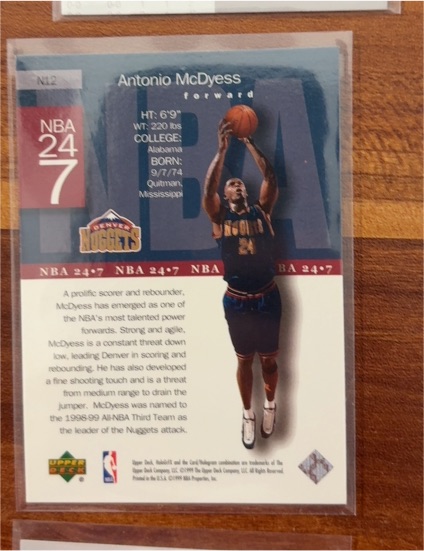 1997-98 Upper Deck Collector's Choice #33 Antonio McDyess — front