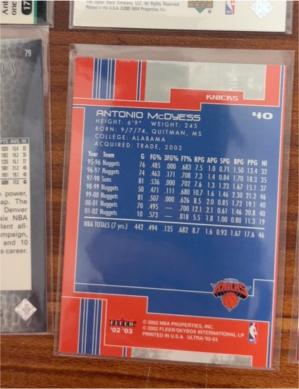 2002-03 Fleer #40 Antonio McDyess — front