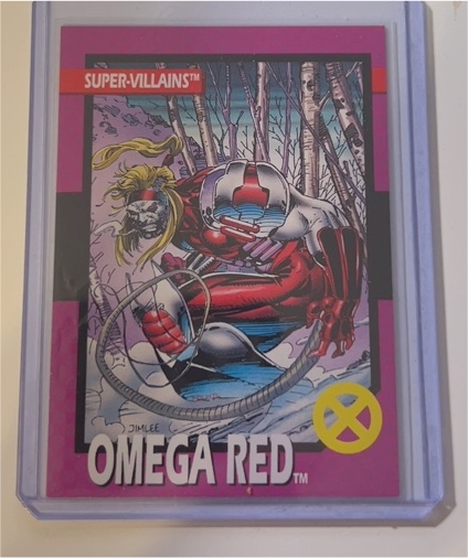 1992 Impel Marvel Super-Villains #60 Omega Red — front