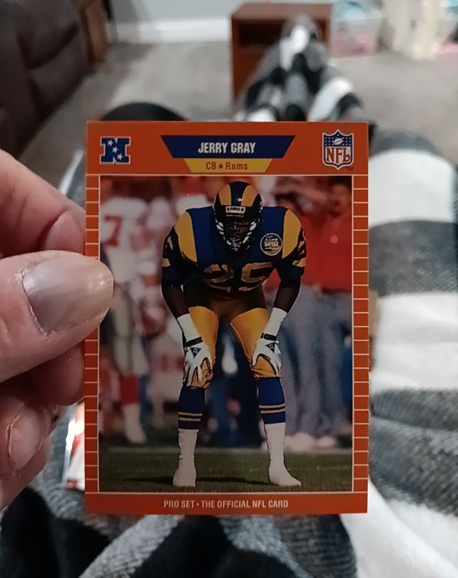 1989 Pro Set #200 Jerry Gray — front