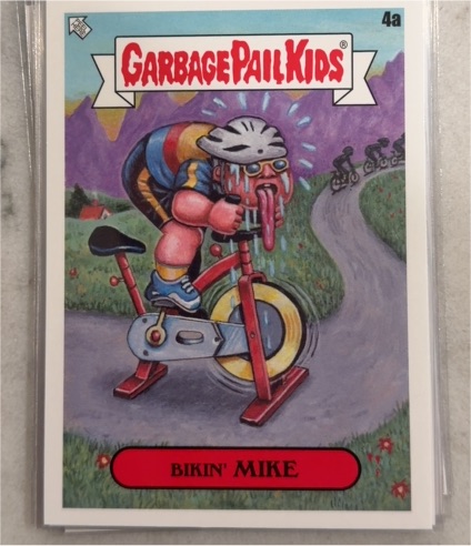 2024 Topps Garbage Pail Kids Let's Get Physical #4a Bikin' Mike — front
