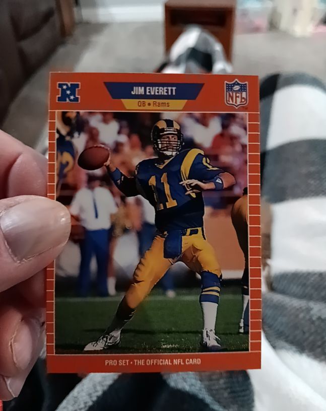 1989 Pro Set #199 Jim Everett — front