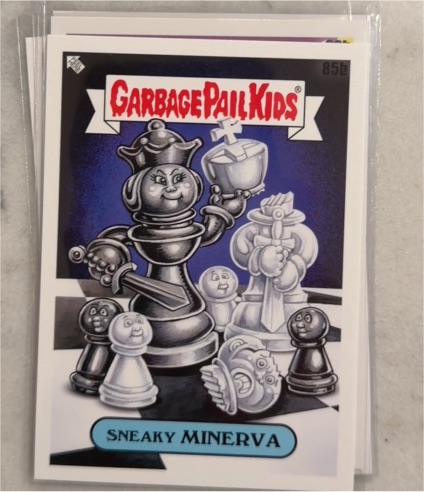 2024 Topps Garbage Pail Kids Kids at Play #85b Sneaky Minerva — front
