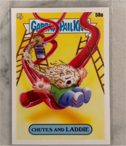 2024 Topps Garbage Pail Kids Kids at Play #58a Chutes and Laddie — front