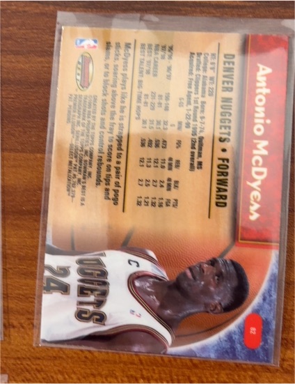 1999-00 Skybox Metal #26 Antonio McDyess — front