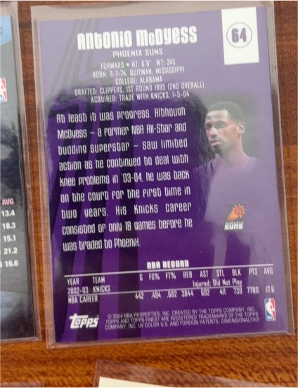 2002-03 Topps #245 Antonio McDyess — front