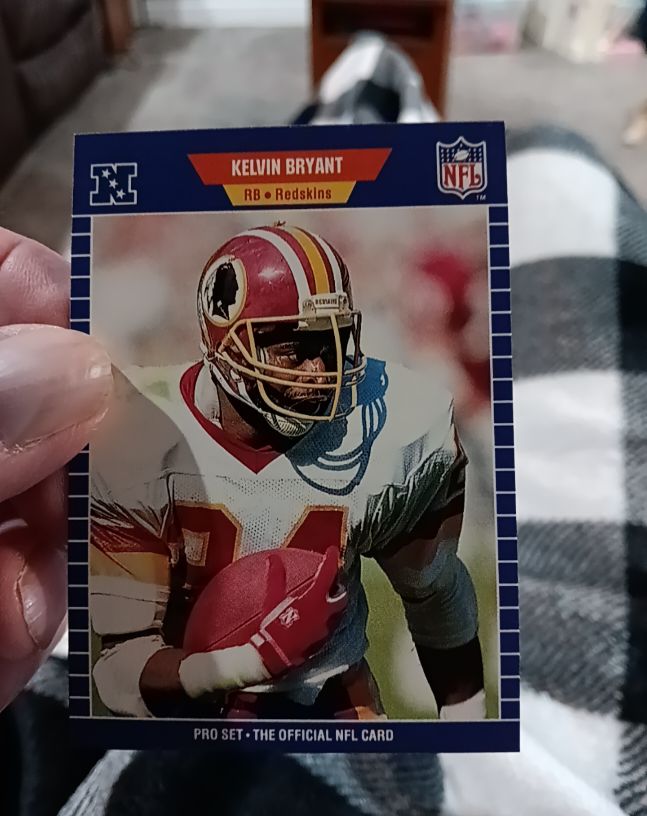 1989 Pro Set #423 Kelvin Bryant — front