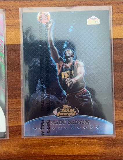 1999-00 Topps Finest #TF17 Antonio McDyess — front