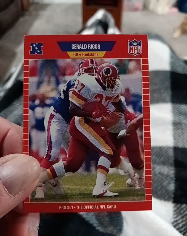1989 Pro Set #483 Gerald Riggs — front