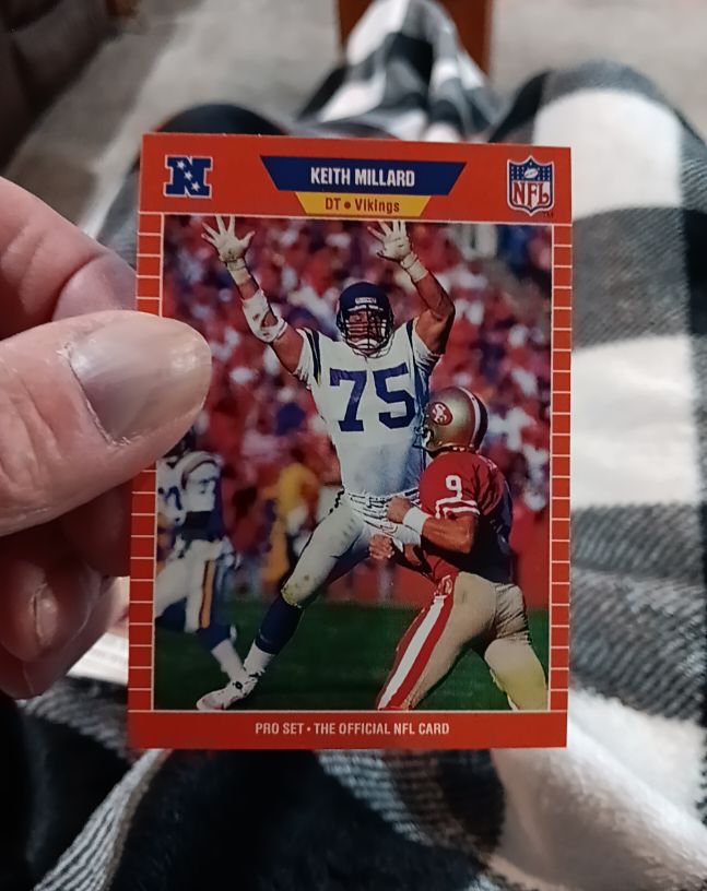 1989 Pro Set #237 Keith Millard Minnesota Vikings — front