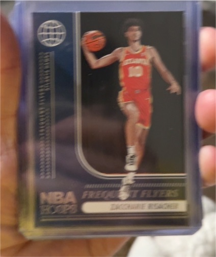 2024-25 Panini NBA Hoops Frequent Flyers #9 Zaccharie Risacher — front