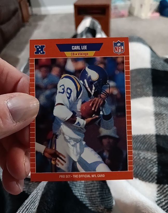 1989 Pro Set #233 Carl Lee — front