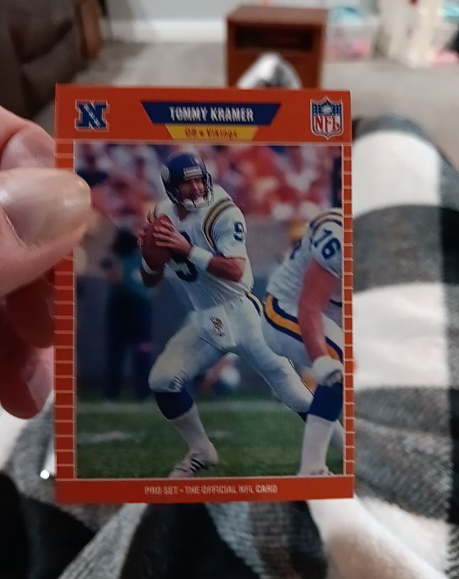 1989 Pro Set #232 Tommy Kramer — front