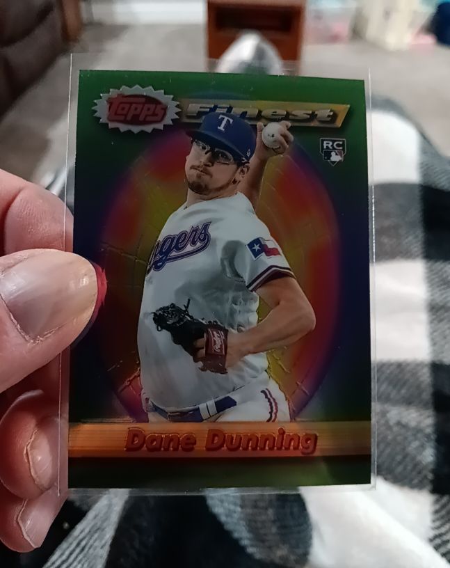 2021 Topps Finest Flashbacks #38 Dane Dunning — front