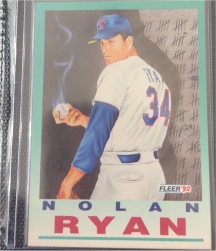 1992 Fleer #710 Nolan Ryan — front