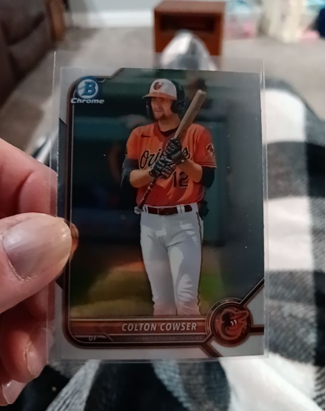 2022 Bowman Chrome Prospects #BCP-49 Colton Cowser — front