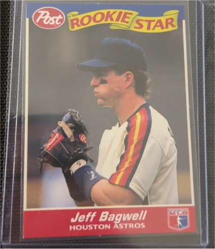 1992 Post Rookie Star #1 Jeff Bagwell — front