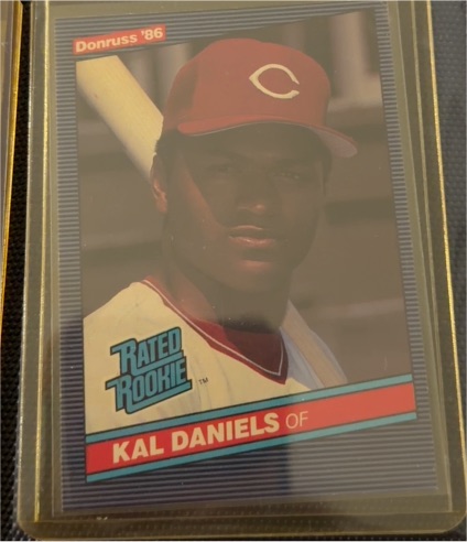 1986 Donruss #27 Kal Daniels — front