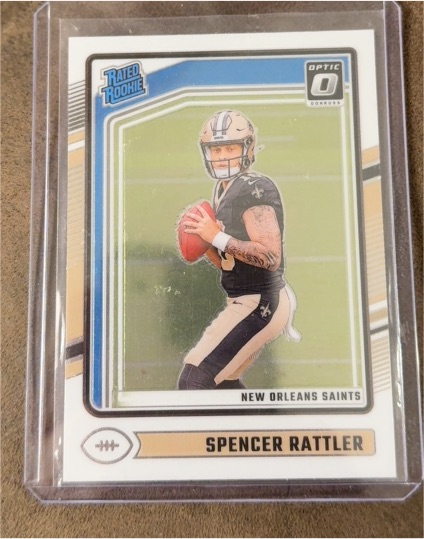 2024 Donruss Optic #289 Spencer Rattler Rated Rookie — front