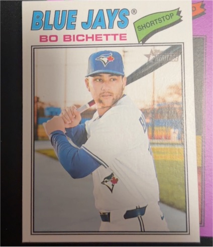 2026 Topps Heritage #122 Bo Bichette — front