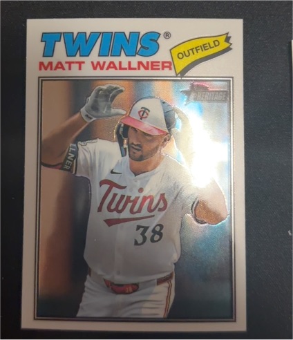 2026 Topps Heritage #319 Matt Wallner — front