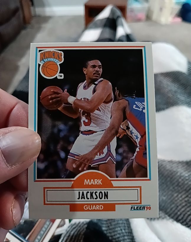 1990 Fleer #126 Mark Jackson — front