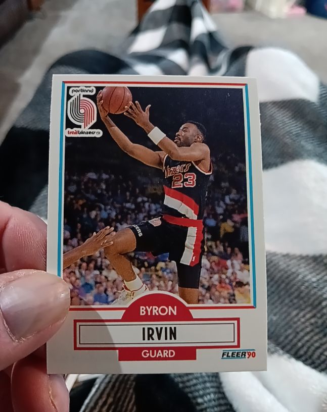 1990 Fleer #156 Byron Irvin — front