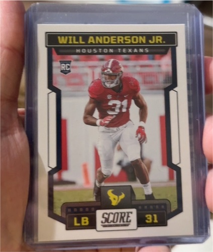 2023 Panini Score #374 Will Anderson Jr. — front