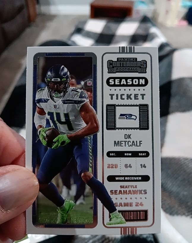 2022 Panini Contenders #89 DK Metcalf Seattle Seahawks — front