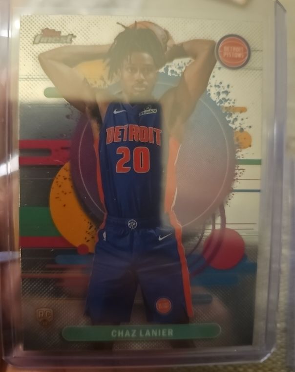 2025-26 Topps Finest #127 Chaz Lanier — front