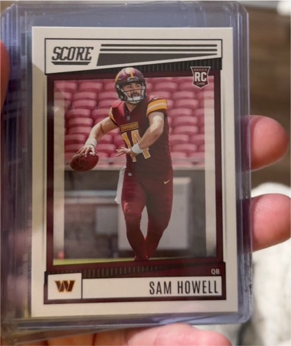 2022 Panini Score #304 Sam Howell — front