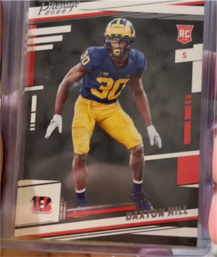 2022 Panini Prestige #342 Daxton Hill Rookie Card — front
