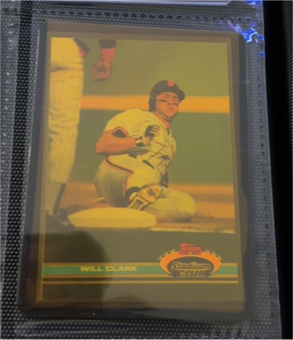1991 Topps Stadium Club #5 Will Clark — front