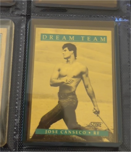 1991 Score #441 Jose Canseco Dream Team — front