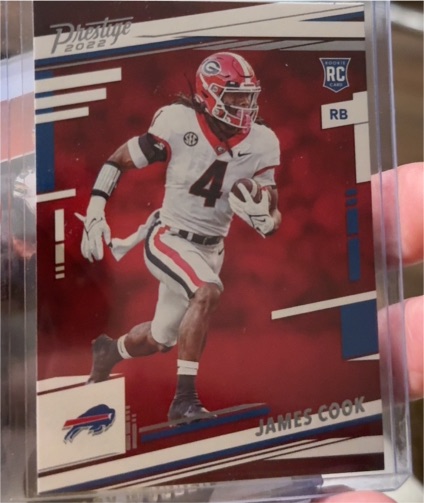 2022 Panini Prestige #347 James Cook — front