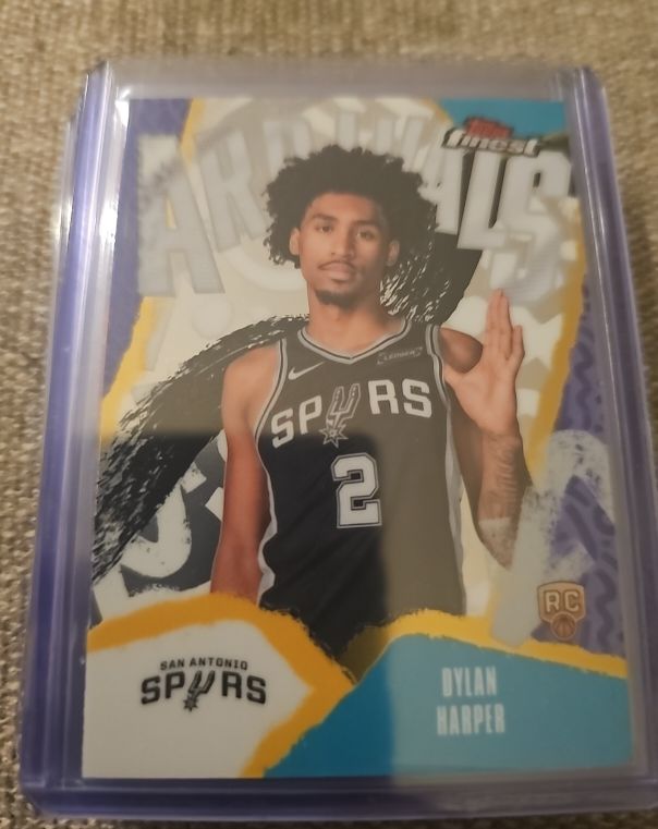 2025-26 Topps Finest #A-2 Dylan Harper — front